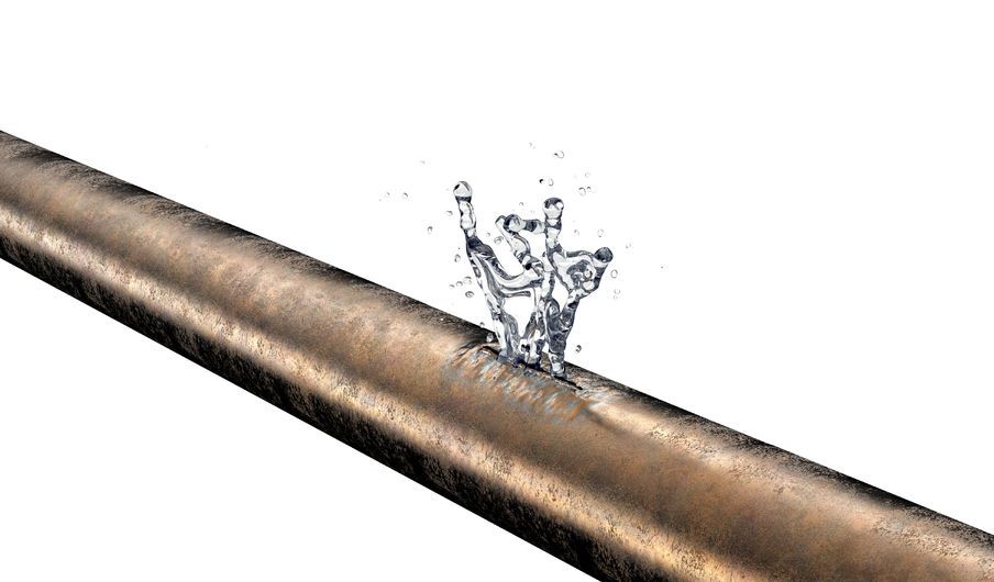 burst pipe leak