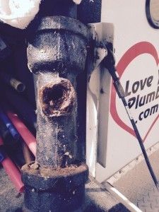 lavatories draining slow
